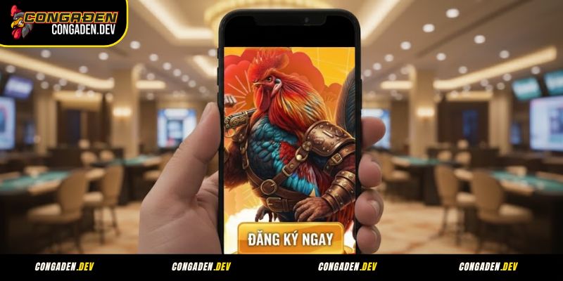 Hướng dẫn mở tài khoản Congaden trên ứng dụng